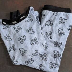 Disney Mickey Mouse Pajama Set - Blue and Black